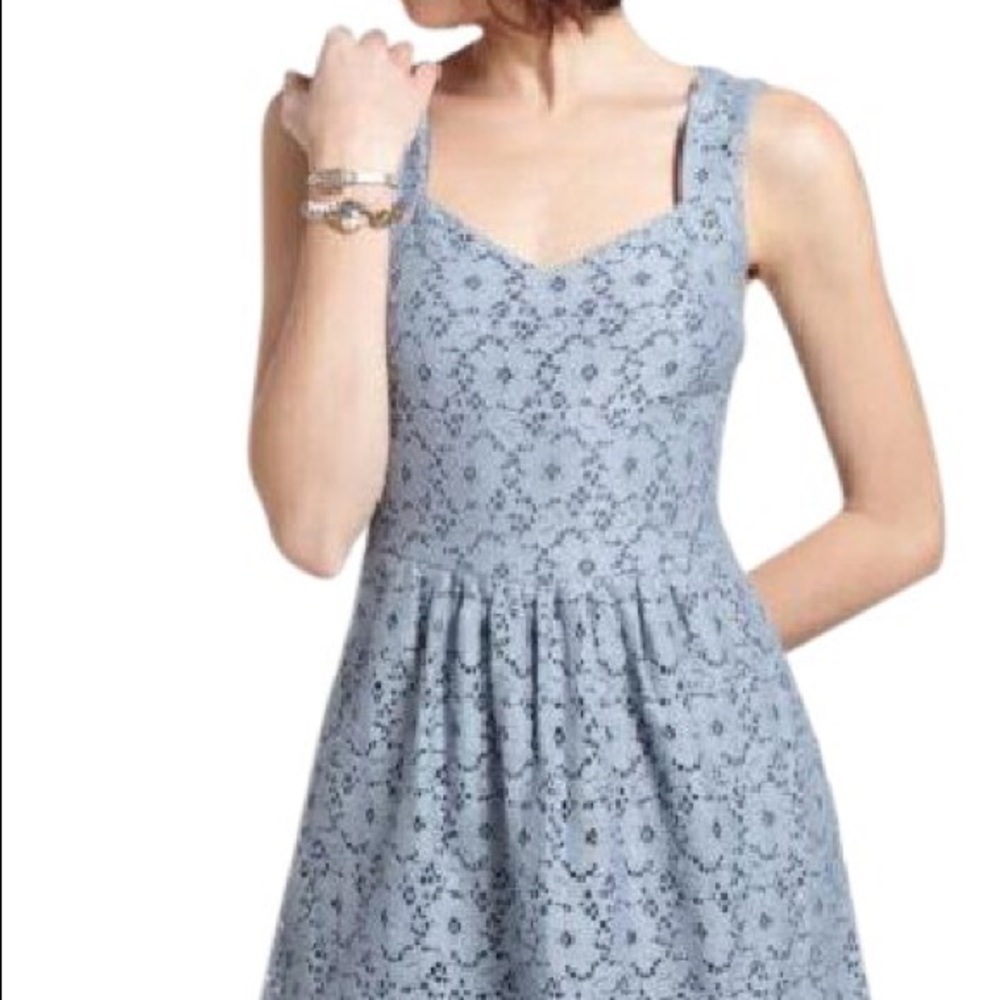 Anthropologie Deletta Eyelet Dress
